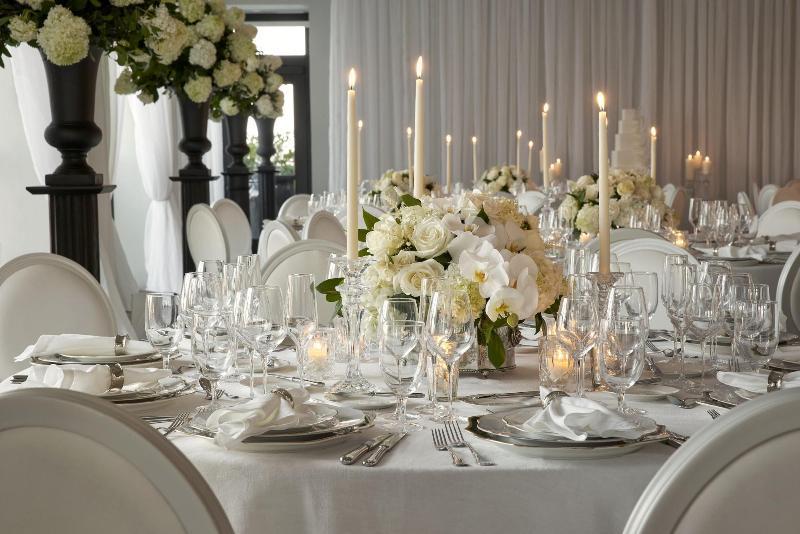 Riggs Washington Dc Hotel Bagian luar foto A table set for a formal dinner
